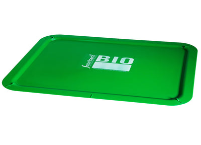 Couvercle rectangle 10L vert logo BIO